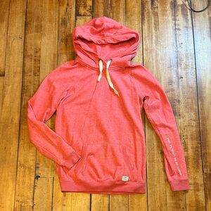 Garage hoodie sweatshirt womens small red cotton